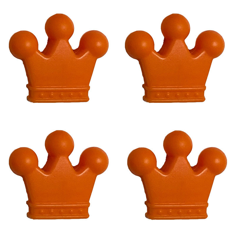 Venta al por mayor Crown Teethers Perlas de Silicona 50pcs